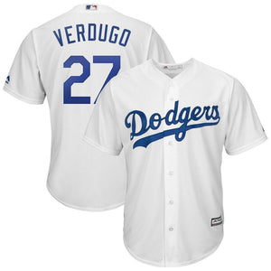 Alex Verdugo Los Angeles Dodgers Majestic Home Official Cool Base Player Jersey - White