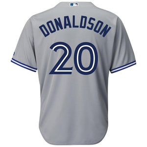 Josh Donaldson Toronto Blue Jays Majestic Cool Base Player Jersey - Gray