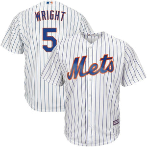 David Wright New York Mets Majestic Home Replica Cool Base Player Jersey - White/Royal