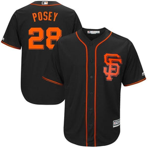 Buster Posey San Francisco Giants Majestic Cool Base Player Jersey - Cream