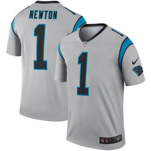 Cam Newton Carolina Panthers Nike Inverted Legend Jersey - Silver