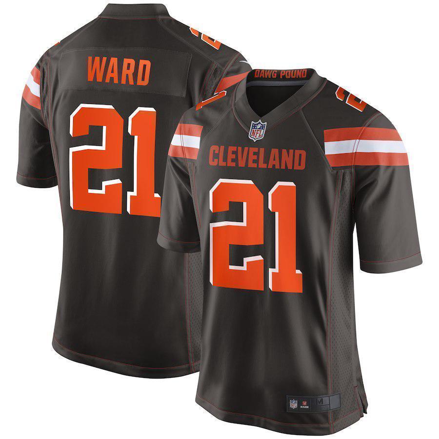 Denzel Ward Cleveland Browns  #2 American football jersey