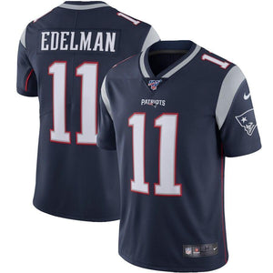 Julian Edelman New England Patriots Nike NFL 100 Vapor Limited Jersey - Navy