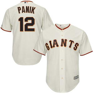 Joe Panik San Francisco Giants Majestic Cool Base Player Jersey - Cream/Black