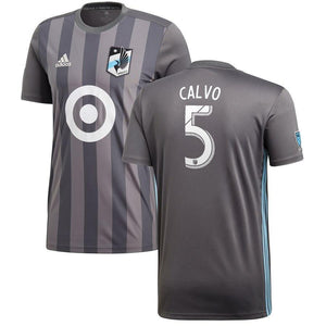 Francisco Calvo Minnesota United FC 2018 Primary Player Jersey – Gray