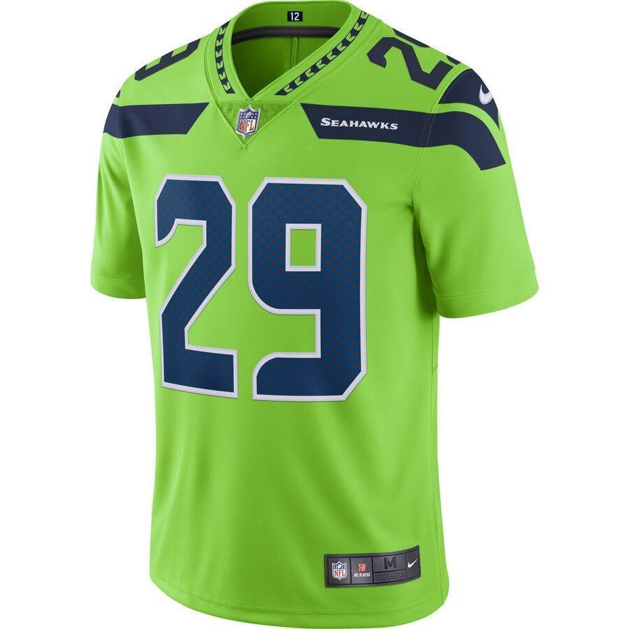 Earl Thomas Seattle Seahawks Nike Vapor Untouchable Color Rush Limited Player Jersey - Neon Green