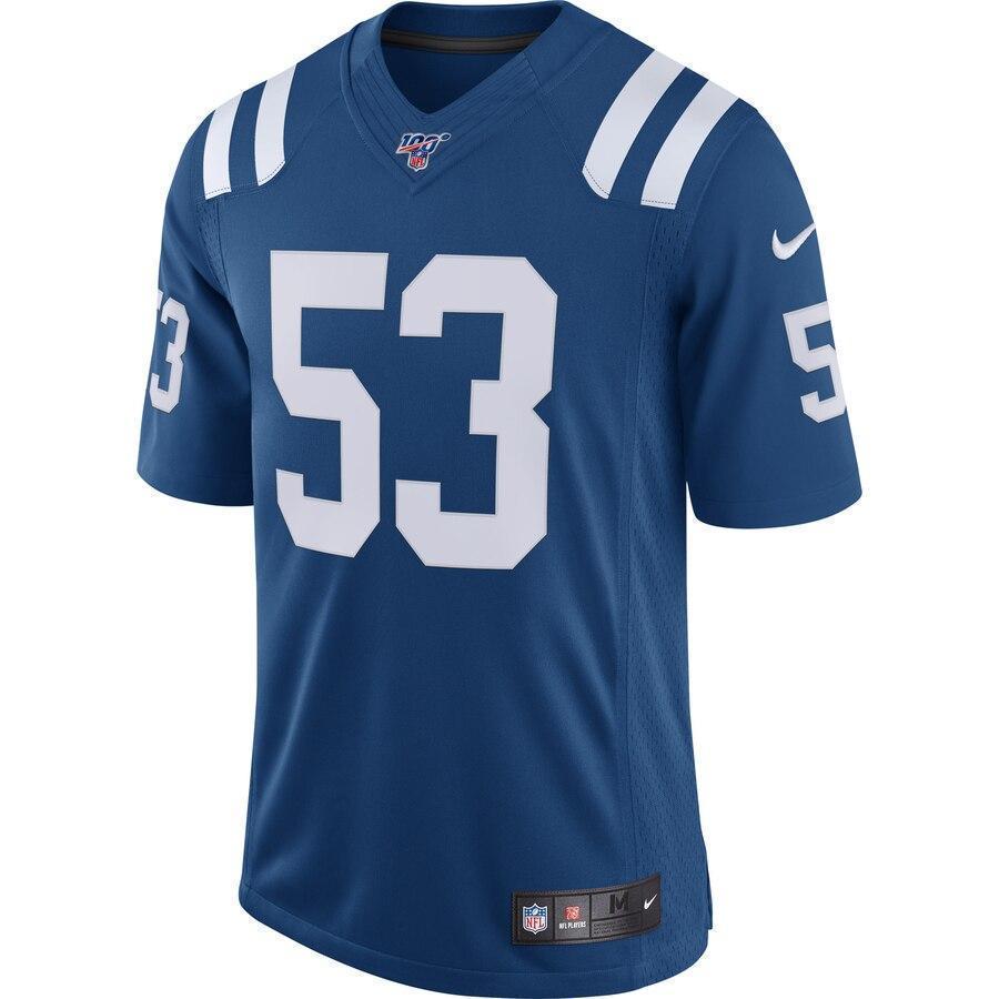 Darius Leonard Indianapolis Colts Nike NFL 100 Vapor Limited Jersey - Royal