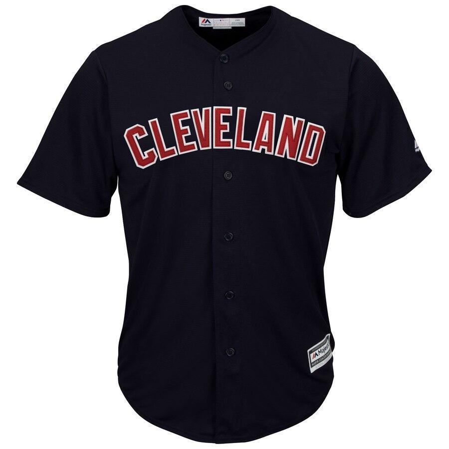 Cleveland Indians Majestic Alternate 2019 Cool Base Team Jersey - Navy