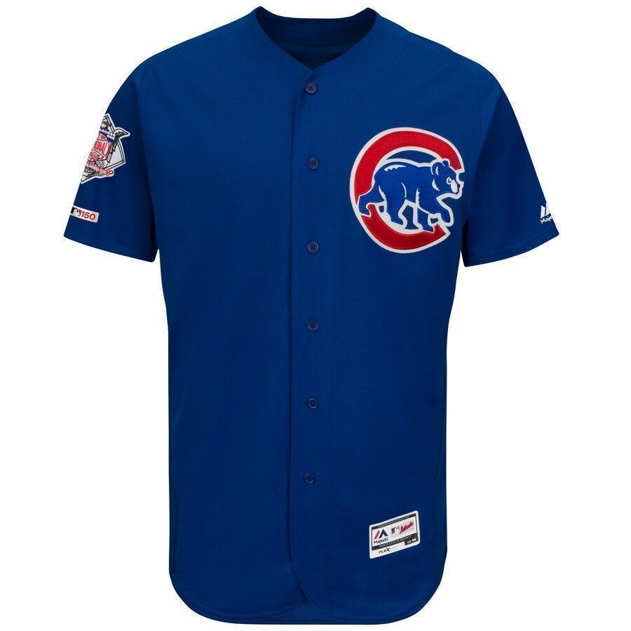 Anthony Rizzo Chicago Cubs Majestic Flex Base Collection Player Jersey - Royal/White