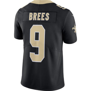 Drew Brees New Orleans Saints Nike 100th Season Vapor Limited Jersey - Black