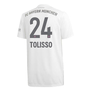 Corentin Tolisso Bayern Munich Away Soccer Jersey 2019-20 – White