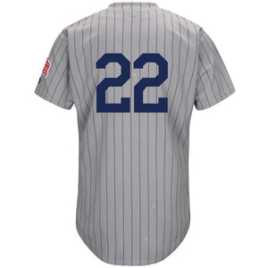 Jason Kipnis Cleveland Indians Majestic 1917 Turn Back the Clock Player Jersey - Gray