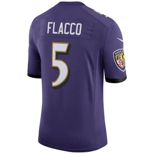 Joe Flacco Baltimore Ravens Nike Speed Machine Limited Player Jersey - Purple