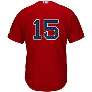 Dustin Pedroia Boston Red Sox Majestic Alternate Official Cool Base Replica Player Jersey - Scarlet