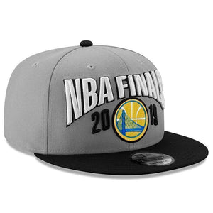 Golden State Warriors New Era 2019 Western Conference Champions Locker Room 9FIFTY Snapback Adjustable Hat – Graphite/Black