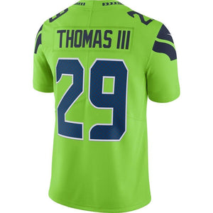 Earl Thomas Seattle Seahawks Nike Vapor Untouchable Color Rush Limited Player Jersey - Neon Green