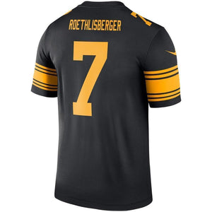 Ben Roethlisberger Pittsburgh Steelers Nike Color Rush Legend Jersey - Black