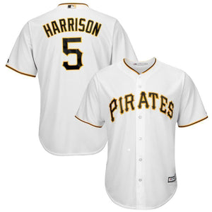 Josh Harrison Pittsburgh Pirates Majestic Cool Base Player Jersey - White