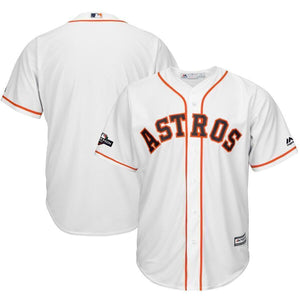 Houston Astros Majestic 2019 Postseason Official Cool Base Team Jersey - White