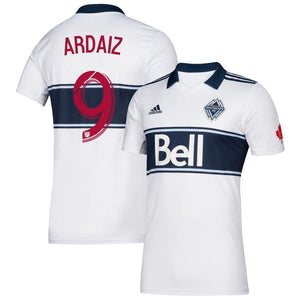 Joaquín Ardaiz Vancouver Whitecaps FC 2019 Hoop Player Jersey – White