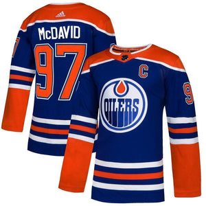 Connor McDavid Edmonton Oilers adidas Alternate Player Jersey - Royal