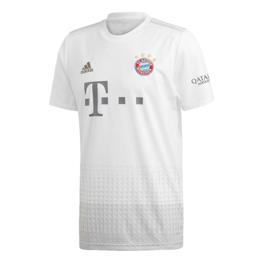 Alphonso Davies Bayern Munich Away Soccer Jersey 2019-20 – White