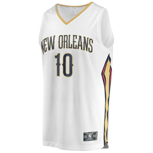 Jaxson Hayes New Orleans Pelicans Fanatics Branded Fast Break Jersey White - Association Edition