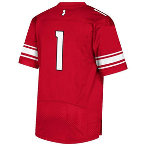 #1 Rutgers Scarlet Knights adidas Premier Jersey - Scarlet