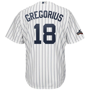 Didi Gregorius New York Yankees Majestic 2019 Postseason Official Cool Base Player Jersey - White/Navy