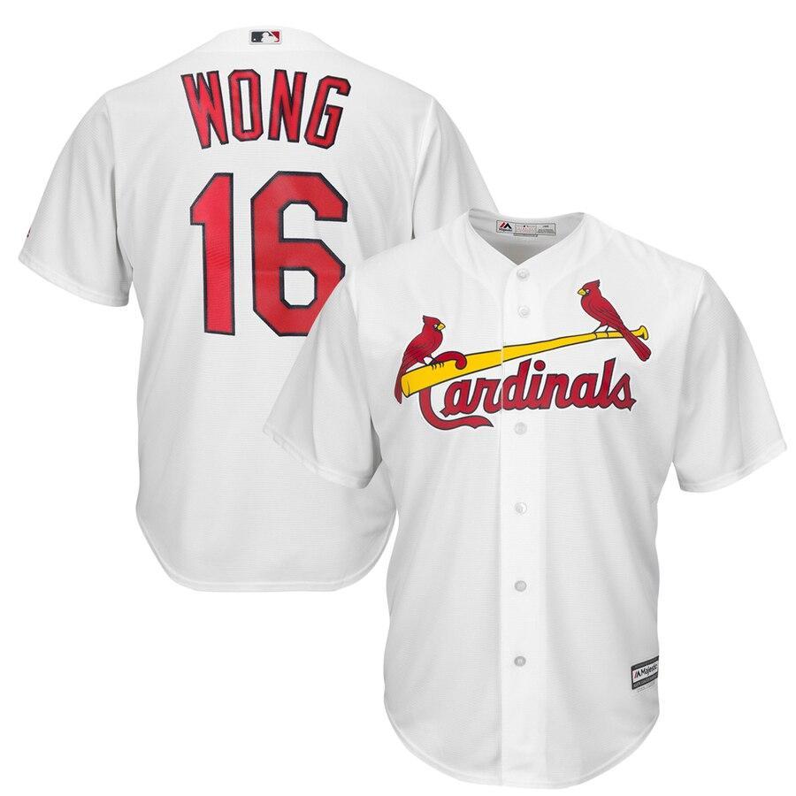 Kolten Wong St. Louis Cardinals Majestic Cool Base Player Jersey - White