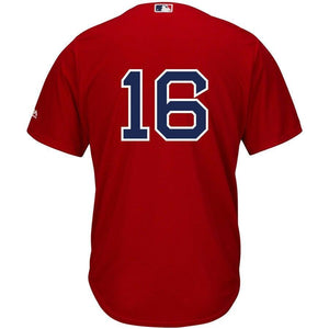 Andrew Benintendi Boston Red Sox Majestic Alternate Official Replica Cool Base Player Jersey - Scarlet