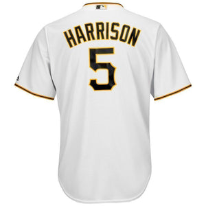 Josh Harrison Pittsburgh Pirates Majestic Cool Base Player Jersey - White