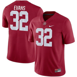 Rashaan Evans Alabama Crimson Tide Nike Game Jersey - Crimson