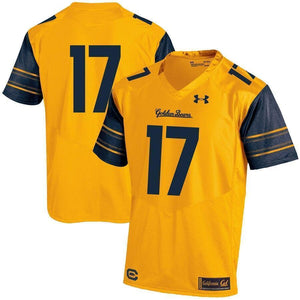 #17 Cal Bears Under Armour Replica Football Jersey - Gold