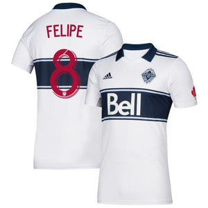 Felipe Campanholi Martins Vancouver Whitecaps FC 2019 Hoop Player Jersey – White