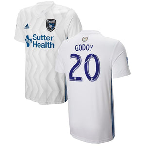 Anibal Godoy San Jose Earthquakes 2018 Secondary Player Jersey – White