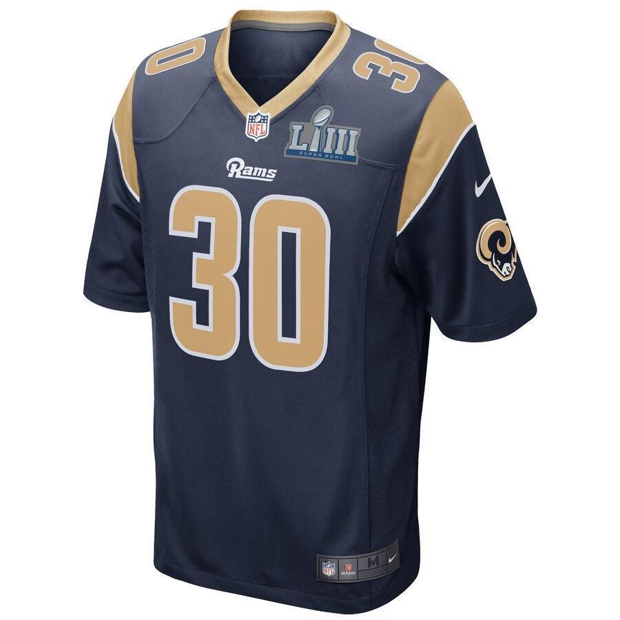 Todd Gurley II Los Angeles Rams Nike Super Bowl LIII Bound Game Jersey - Navy