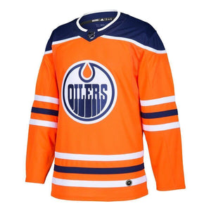 Edmonton Oilers adidas Home Blank Jersey - Orange