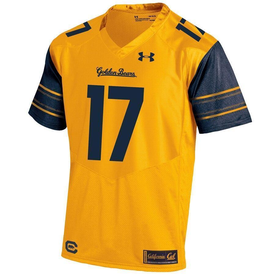 #17 Cal Bears Under Armour Replica Football Jersey - Gold