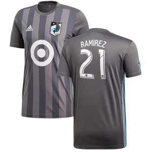 Ethan Finlay Minnesota United FC 2018 Primary Player Jersey – Gray