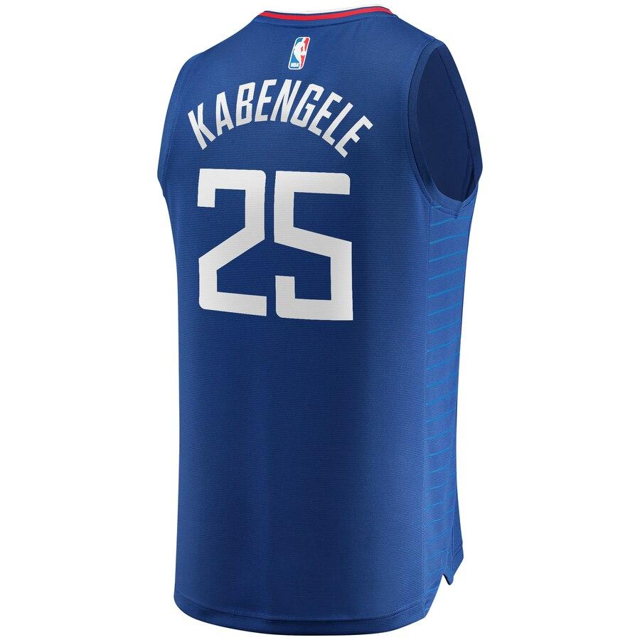 Mfiondu Kabengele LA Clippers Fanatics Branded Fast Break Replica Jersey Royal - Icon Edition