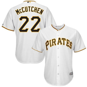 Andrew McCutchen Pittsburgh Pirates Majestic Cool Base Player Jersey - White