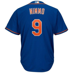 Brandon Nimmo New York Mets Majestic Official Cool Base Player Jersey - Royal/White