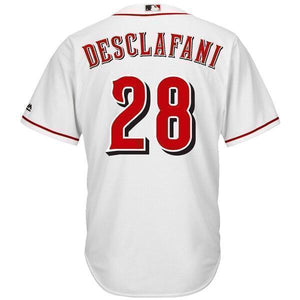 Anthony DeSclafani Cincinnati Reds Majestic Official Cool Base Player Jersey - White