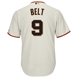 Brandon Belt San Francisco Giants Majestic Cool Base Alternate Player Jersey - Cream