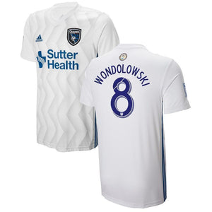 Chris Wondolowski San Jose Earthquakes 2018 Secondary Player Jersey – White