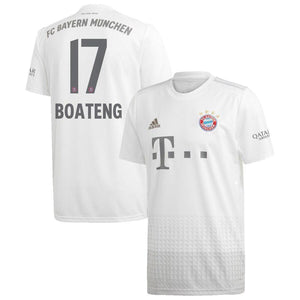 Jérôme Boateng Bayern Munich Away Soccer Jersey 2019-20 – White