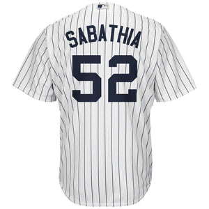 CC Sabathia New York Yankees Majestic Cool Base Home Player Jersey - White