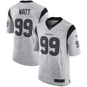 J.J. Watt Houston Texans Nike Gridiron Gray II Limited Jersey - Gray