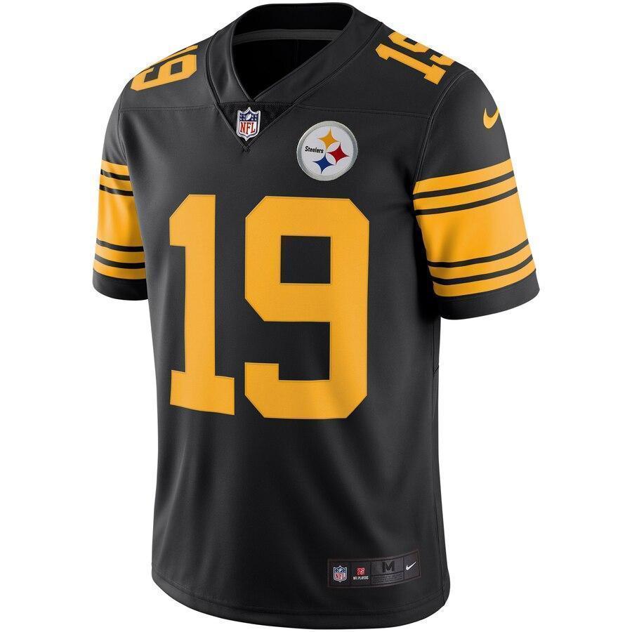 JuJu Smith-Schuster Pittsburgh Steelers Nike Vapor Untouchable Color Rush Limited Player Jersey - Black